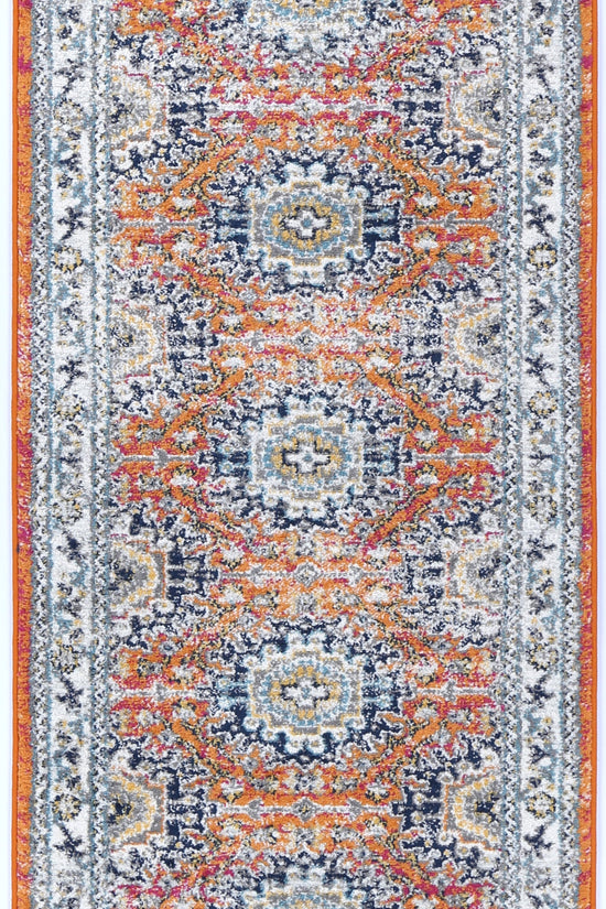 Provence Pagnol Rust Multi Traditional Rug - PROV20