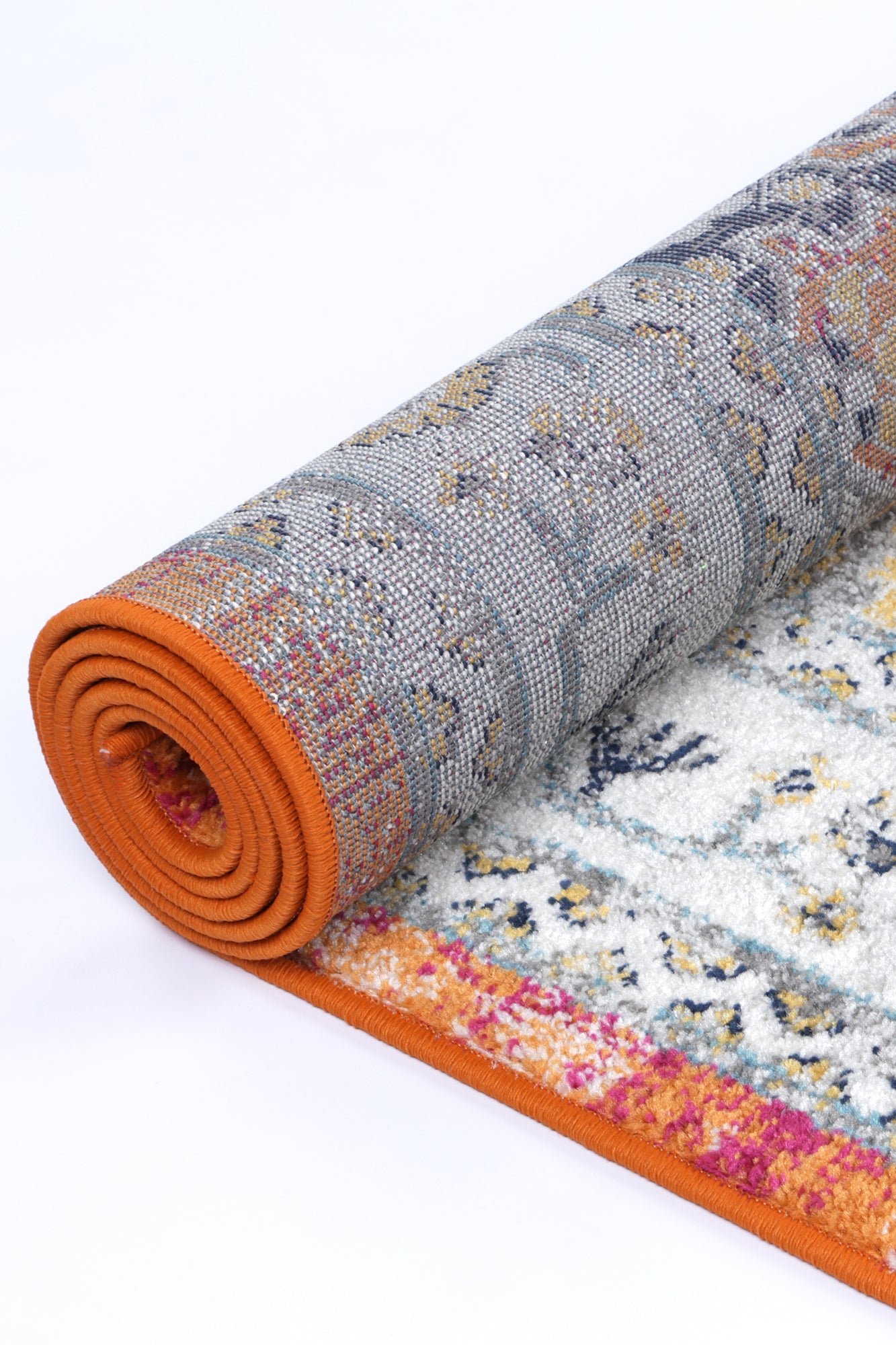 Provence Pagnol Rust Multi Traditional Rug - PROV20