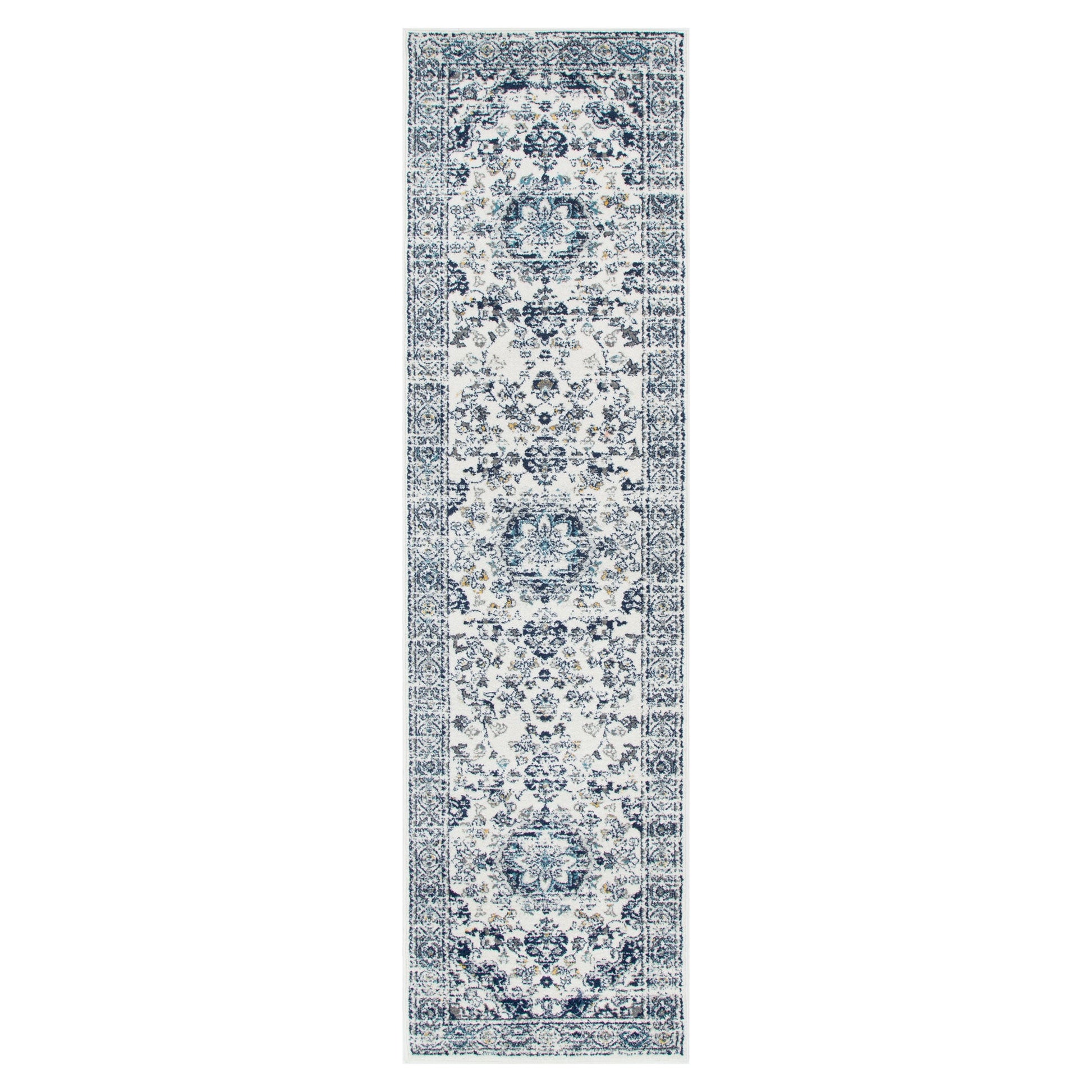 Provence Alpes Navy Multi Traditional Rug - PROV22