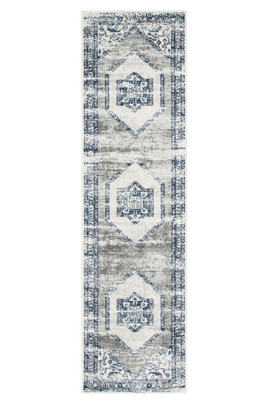 Provence Estve Navy Cream Ancient Rug - PROV24