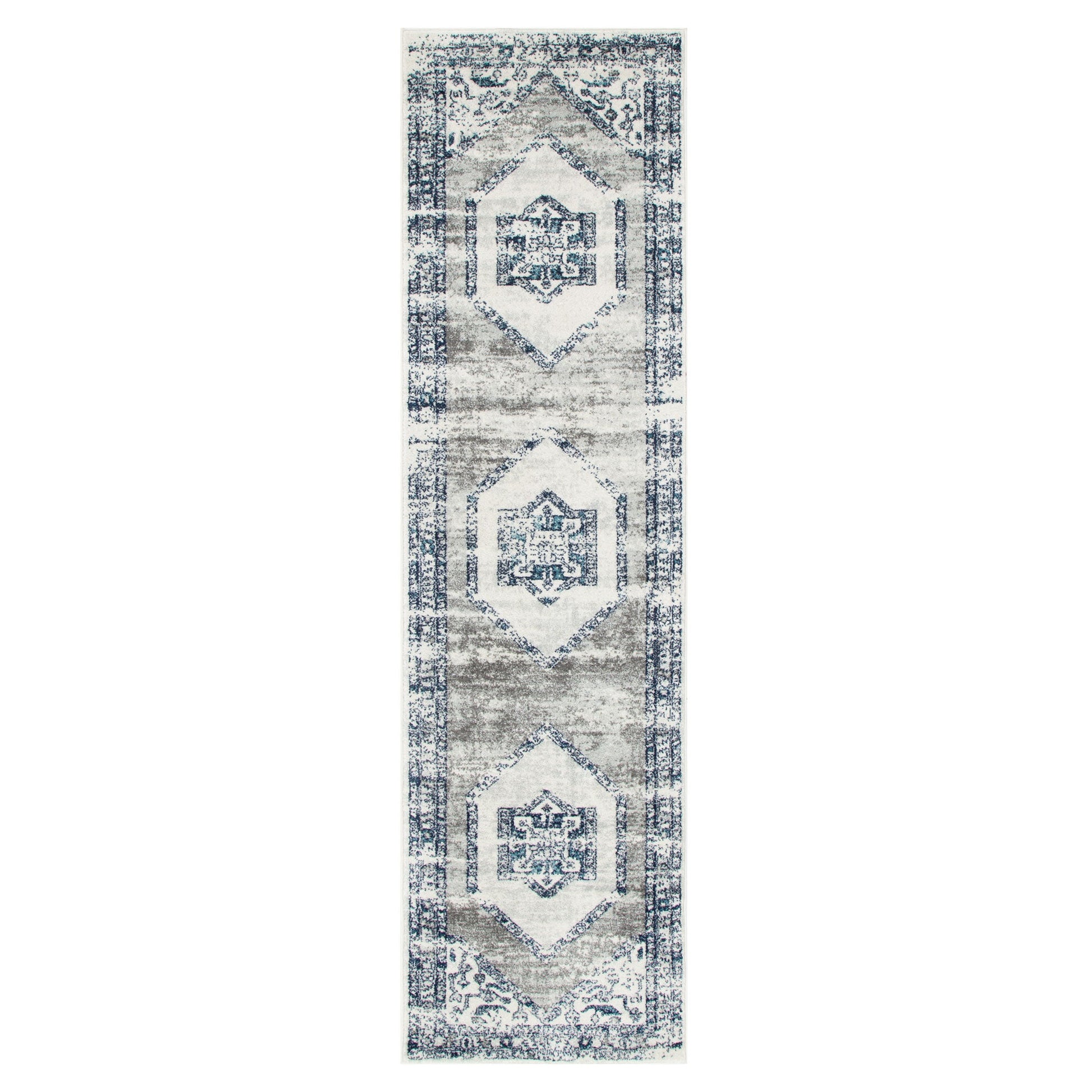 Provence Estve Navy Cream Ancient Rug - PROV24