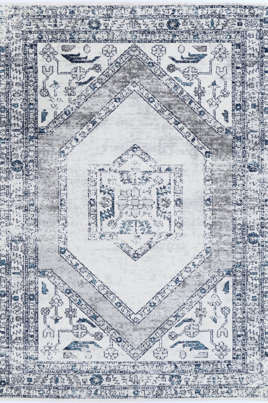 Provence Estve Navy Cream Ancient Rug - PROV24
