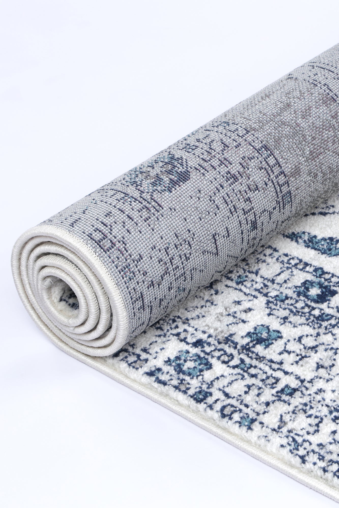 Provence Estve Navy Cream Ancient Rug - PROV24