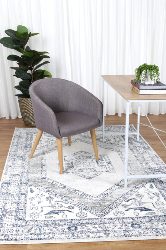 Provence Estve Navy Cream Ancient Rug - PROV24