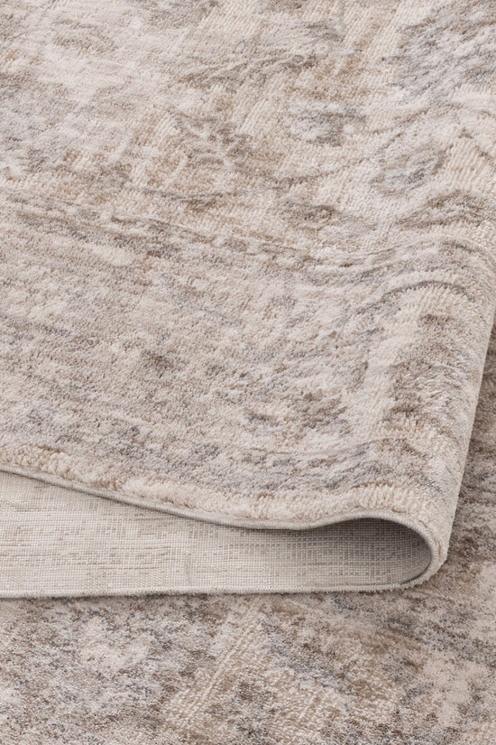 Solenne Beige & Blue Transitional Rug - S300