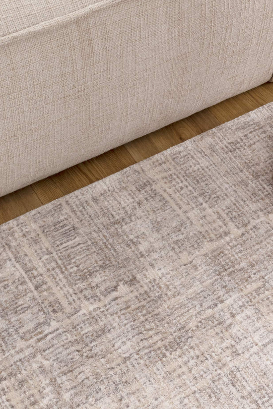 Solenne Beige Abstract Rug - S500