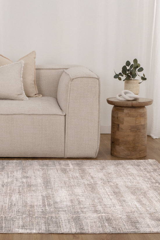 Solenne Beige Abstract Rug - S500