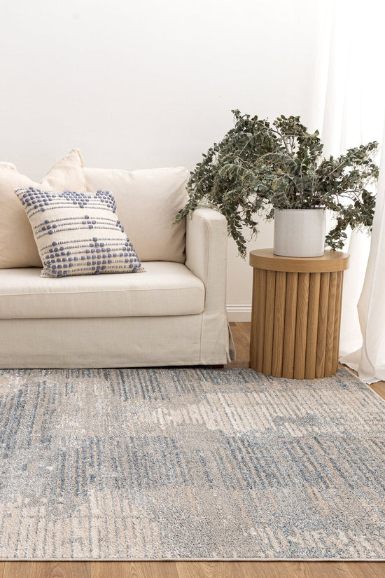 Santana Abstract Blue Rug - SANTA03