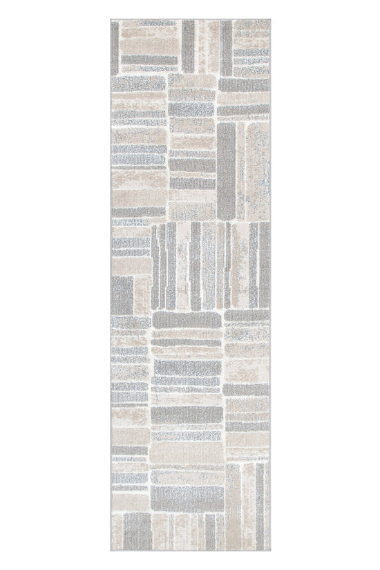 Santana Tetris Neutral Rug - SANTA04