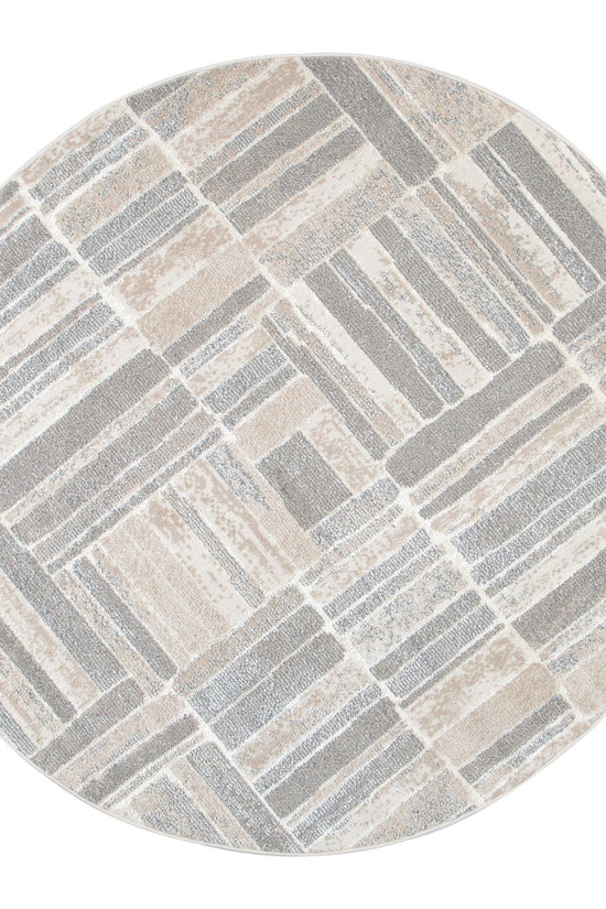 Santana Tetris Neutral Rug - SANTA04