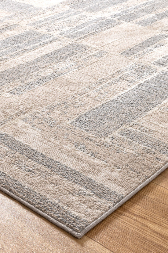 Santana Tetris Neutral Rug - SANTA04