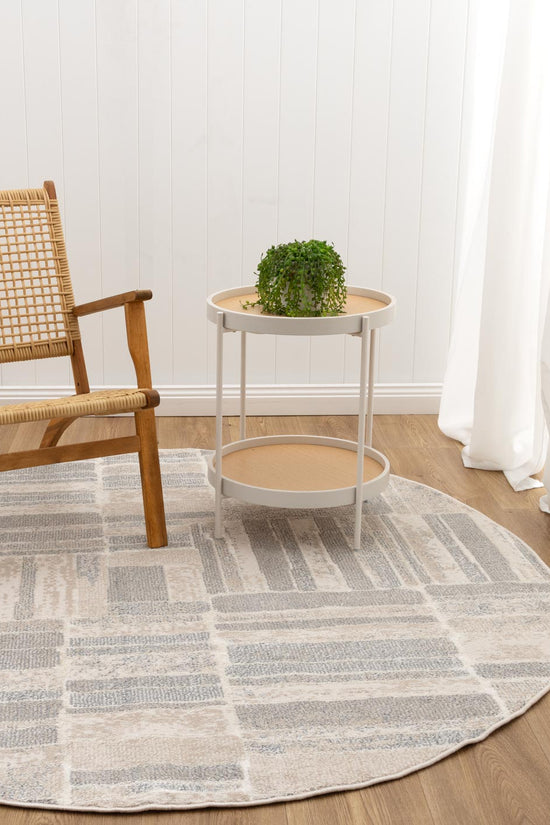 Santana Tetris Neutral Rug - SANTA04