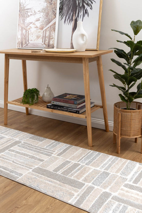 Santana Tetris Neutral Rug - SANTA04