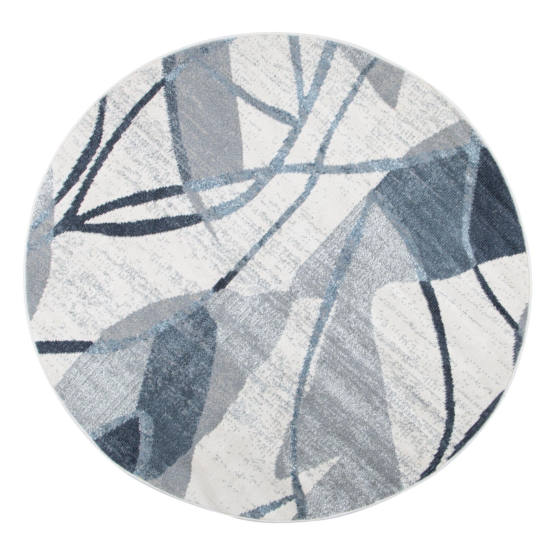 Santana Rhythm Grey Blue Rug - SANTA07