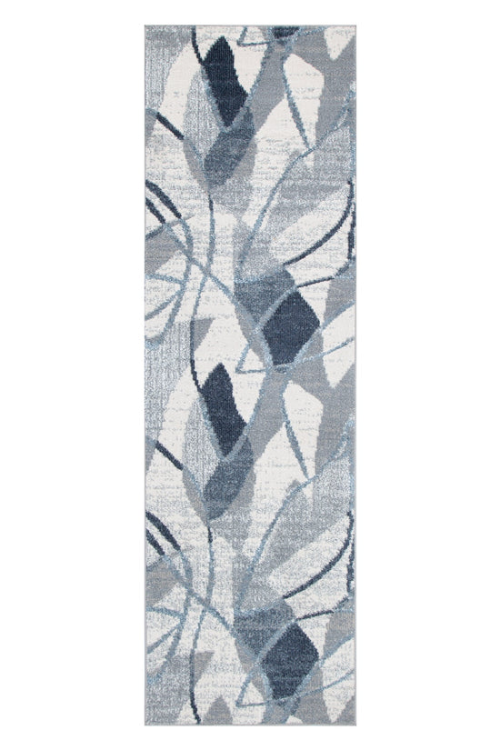 Santana Rhythm Grey Blue Rug - SANTA07