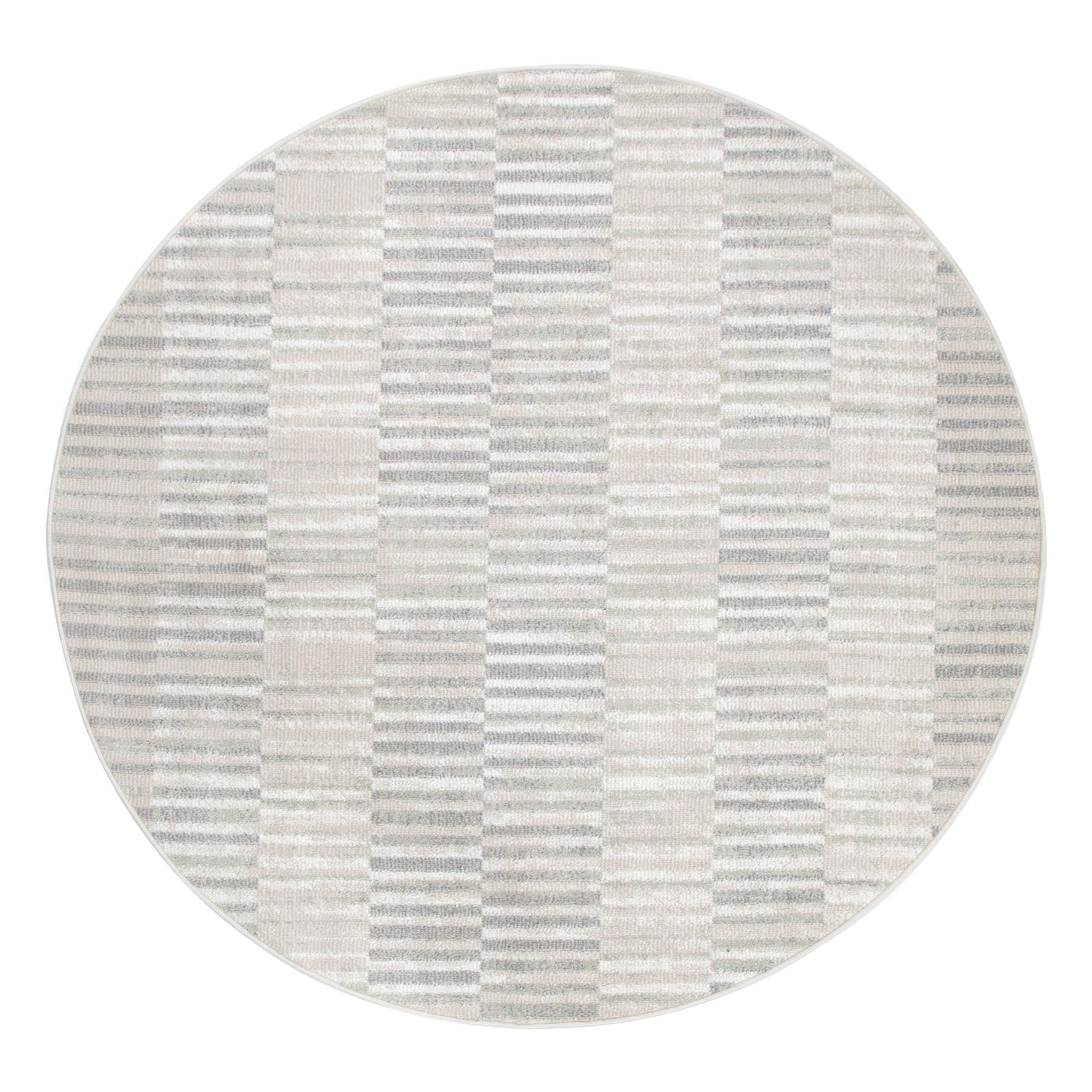 Santana Lines Neutral Rug - SANTA08