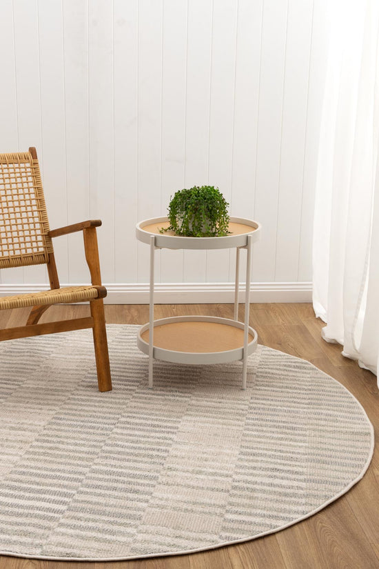 Santana Lines Neutral Rug - SANTA08