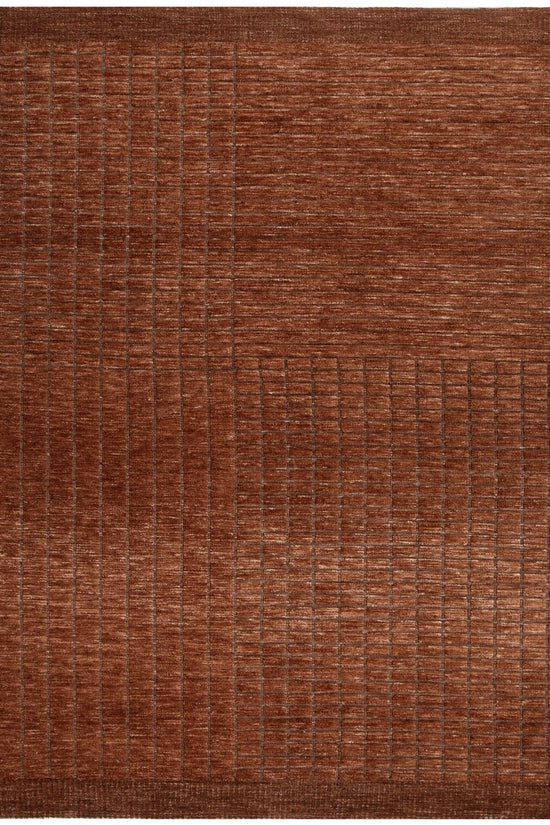 Canyon Terracotta Carved Rug - CANYON01