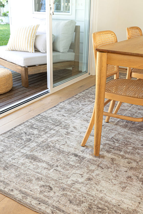 Chateau Beige Washable Rug - VITAL 0170-02