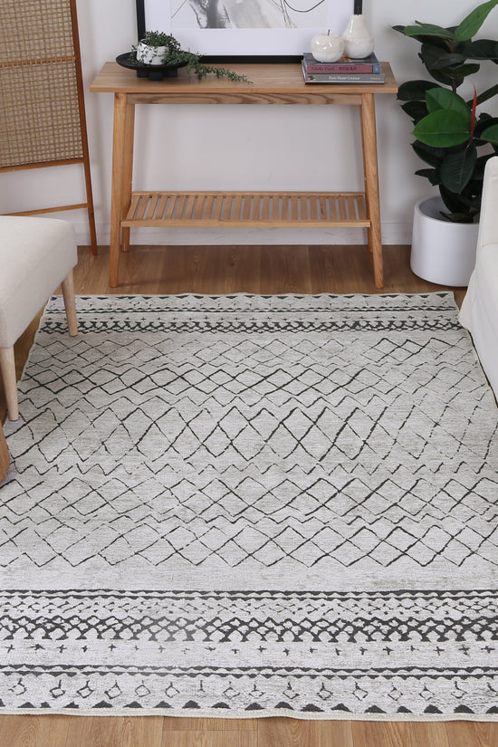 Alma Scandi Silver Rug - VITAL 2859-00