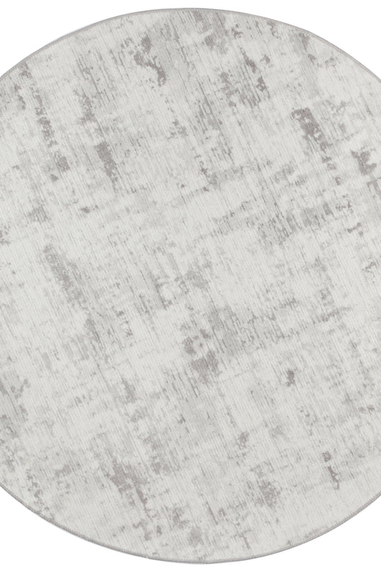 Abstract Evalina Grey Round Rug - VITAL 2280-01