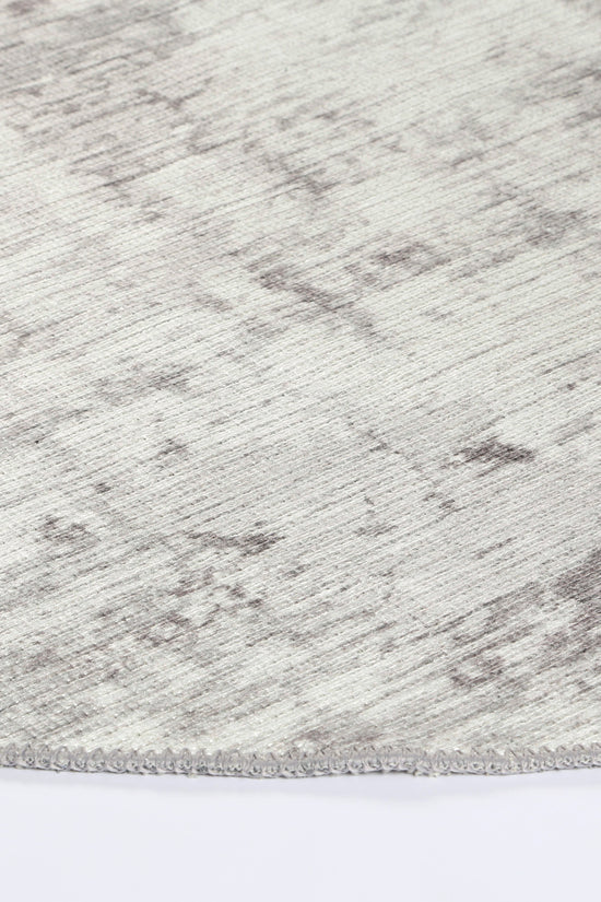 Abstract Evalina Grey Round Rug - VITAL 2280-01