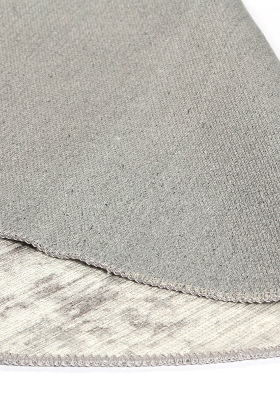 Abstract Evalina Grey Round Rug - VITAL 2280-01