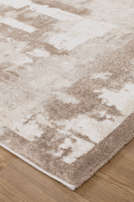 Wellington Abstract Wash Brown Rug - W007