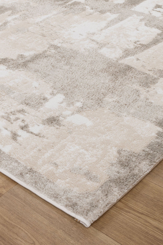 Wellington Abstract Wash Beige Rug - W008