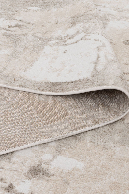 Wellington Abstract Wash Beige Rug - W008