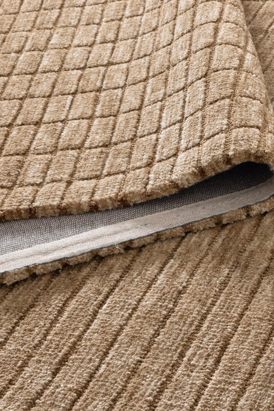 Canyon Warm Sand Carved Rug - CANYON03
