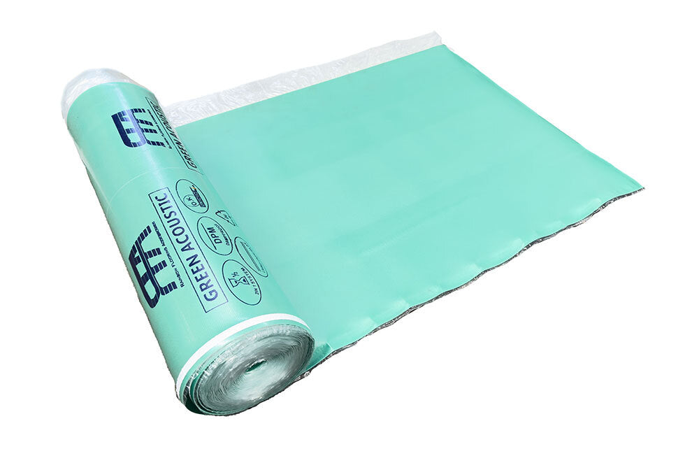 ACOUSTIC GREEN UNDERLAY - 2mm
